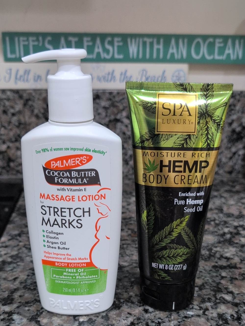 Palmers Stretch Mark Lotion And Spa Body Cream Set